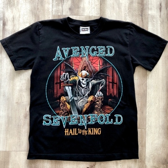 Avenged Sevenfold, Hail To The King The Roxx Tag, Vintage, Single Stitch T Shirt - Picture 3 of 10